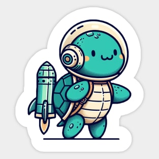 Space Turtle Sticker